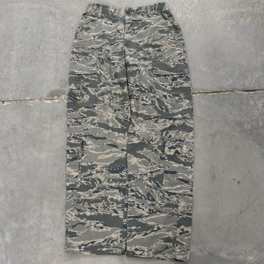 US Air Force ABU Digital Tiger Stripe Camo Cargo Pants Mens Tactical Trousers